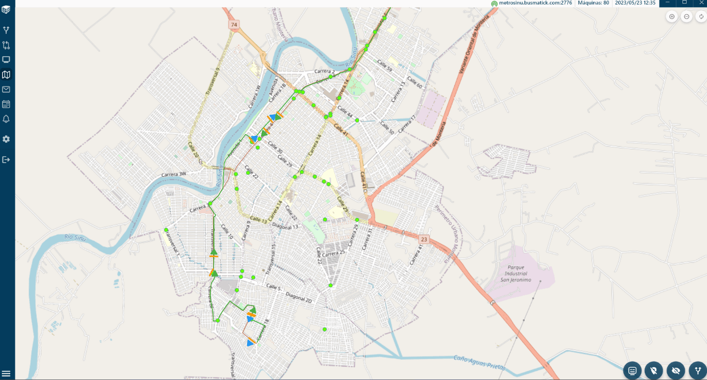 Mapa BtkSae
